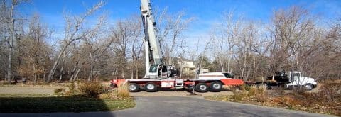 Crane Assisted Tree Removals