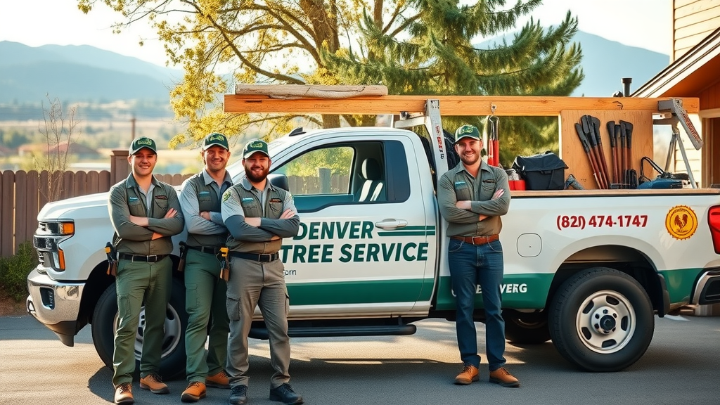 denver emergency tree removal: certified arborist team, branded truck, mountain foothills, professional, trusted experts